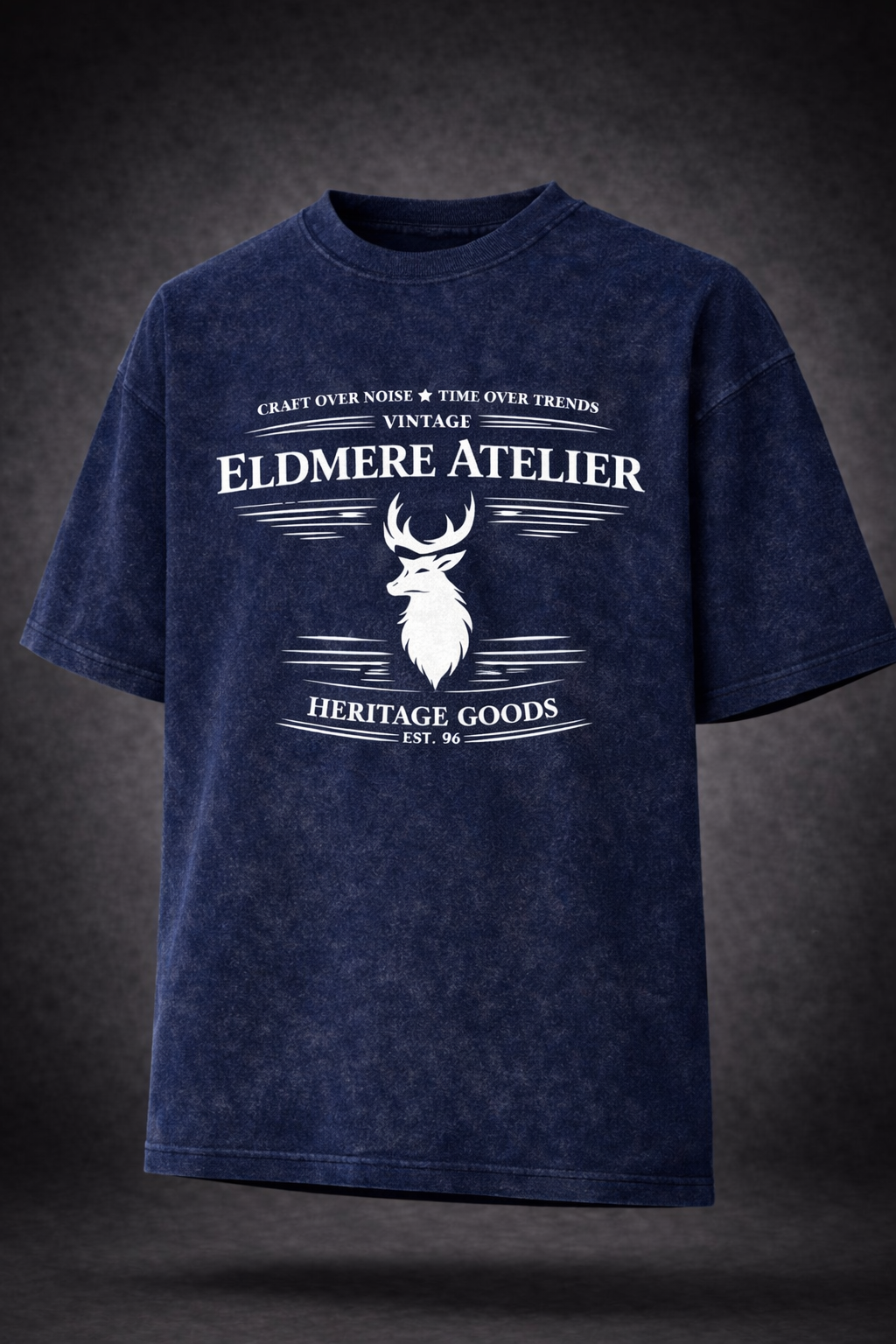 Classy Unisex Acid Washed Oversized T-Shirt